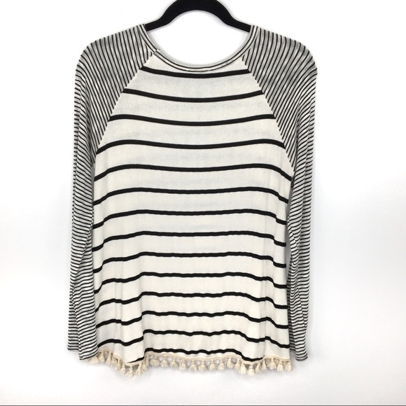 Altar’d State Striped Knit Long-sleeve Top - Picture 2 of 10